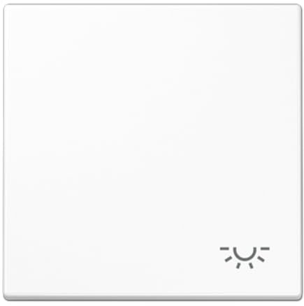 JUNG LS990LWW Wippe m. Symbol Licht Alpinweiß Serie LS