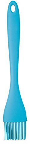 KitchenCraft Colourworks Silicone Basting/Pastry Brush, Blue, 26 cm