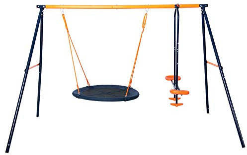 Hedstrom Nebula Outdoor Play Frame, Metal, Orange, 3 Years, M08860