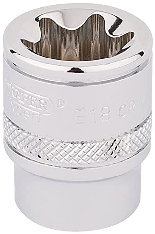 Draper 34207 TX-Star 3/8 Inch Square Drive E18 Socket
