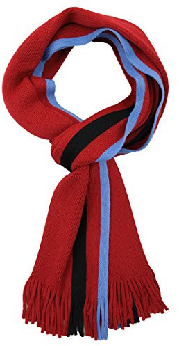 Rotfuchs Strickschal Herrenschal Schal Unisex Wolle Polyacryl gestreift bunt mehrfarbig feinstrick