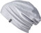 Enter the Complex® Leichte Beanie Mütze, Herren und Damen, Übergangsmütze, Sommer Beanie, Dünne Kopfbedeckung, Baumwolle (Jersey), S/M, Hell Grau Meliert