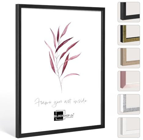 Bilderrahmen Posterrahmen NEO perfekt für ihr Poster Bild in Schwarz (matt) mit Acrylglas 20 X 60 cm - Geschenk - Schlafzimmer Wohnzimmer Büro