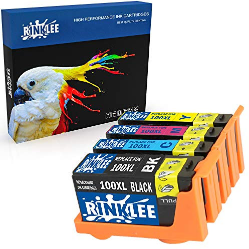 RINKLEE 4 Kompatible 100XL 100 XL Druckerpatronen Ersatz für Lexmark S305 S402 S405 S505 S602 S605 S815 S816 Pro 202 205 208 209 705 805 901 905