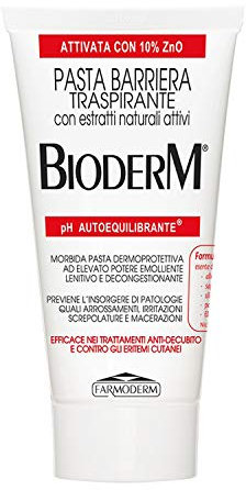 BioDerm Pasta Barriera Crema Cambio Pannolino con Ossido di Zinco 30 ml - Pasta Lenitiva Protettiva per Anziani, Allettati, Disabili e Neonati - Prodotti Alta Protezione per la Cura delle Pelle