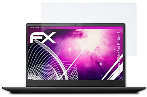 atFoliX Plastic Glass Protective Film compatible with Lenovo ThinkPad P1 Gen 3 Glass Protector, 9H Hybrid-Glass FX Glass Screen Protector of plastic