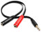 LIHAO Adaptateur Audio Jack 3.5mm Mâle vers 2 Femelles Câble Stéréo Compatible avec Casques Audio, Enceintes, Smartphones, Tablettes, Lecteurs, PS4, MP3