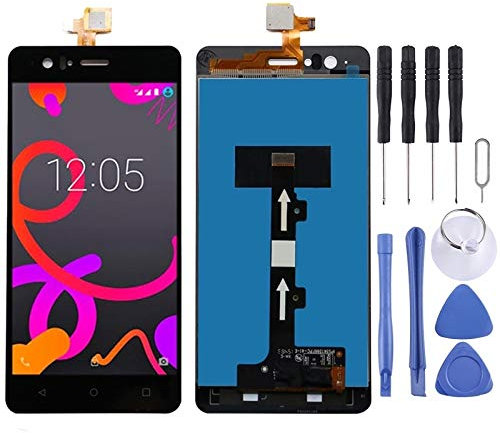 MDYHMC Jskl AYSMG Pantalla LCD y digitalizador Asamblea Completa de BQ Aquaris M5 (Negro) (Color : Black)