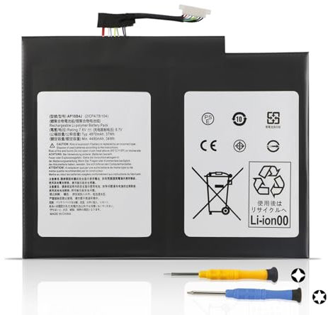 K KYUER 37Wh AP16B4J Laptop Akku für Acer Aspire Switch Alpha 12 SA5-271 SA5-271P Switch 5 SW512-52 SW512-52P Switch 7 SW713-51GNP SA5-271-30MS 31YN 3941 50NM 53ZX 57QJ 58MA 60NN 38H4 SW512-52-363J