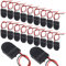 20PCS CR2032 Battery Holder Coin Button Cell Battery Holder Case CR2032 Battery Holder 1 x 3V CR2032 Button Coin Cell Battery Holder with Wire Leads