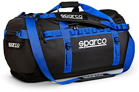 Sparco Dakar-Reisetasche, Größe L, Schwarz/Blau