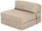 Ready Steady Bed Komfortabler Z-Fold Klappstuhl | Leichtes Futon-Sofa | Weicher, wasserabweisender Bezug | Ergonomisch gestaltete Z Bed Klappmatratze (Stein)