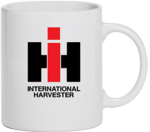 IHC International Harvester Tasse Kaffeebecher, Keramik, 330 ml | Weiß
