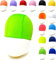 Auriculares de natación profesionales de poliéster monocolor – Descuentos cantidad – Gorro de piscina unisex de efecto fasciante. Cantidad: 50–100–250–500–1000 unidades (flúo verde, 50 unidades)