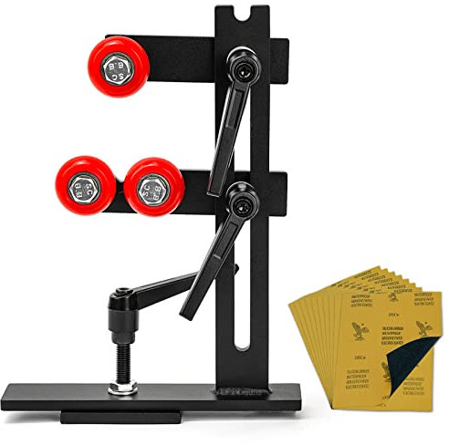 JAZORR Holzbearbeitungsdrehmaschine, stabile Ablage, L-Form, Holzbearbeitung, stabile Ablage, Gusseisen-Werkzeughalter mit 3 festen Rädern für Industriebedarf, Maschinenklemmen