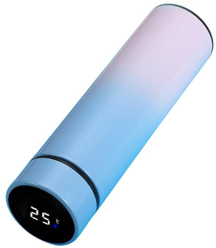 Thermal Flask with LED Temperature Display, Home Leakproof Insulated Water Bottle