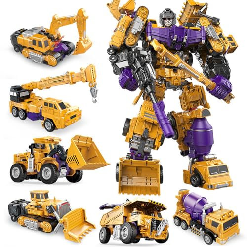 Transform Spielzeug, Verformung Modell Charaktere Roboter Auto Spielzeug, Kombination Spielzeug, Übertragbare Action Figuren Prime Spielzeug, Geburtstags Geschenke Spielzeug Für Kinder, -Yellow-626A
