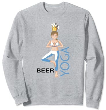 Yoga - Bier Beer Yoga Design für Yogis Sweatshirt