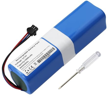 ANTIEE 72Wh Vacuum Cleaner Batería para Arnagar S8, S8 Pro Robots Bateria para Aspiradora robótica 14.4V 5000mAh