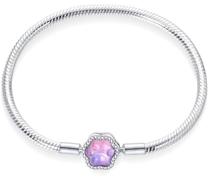 HappyStar Armkette Damen Silber 925 Charms Bracelets armband damen Kmpatibel Mit Beads Charms anhänger