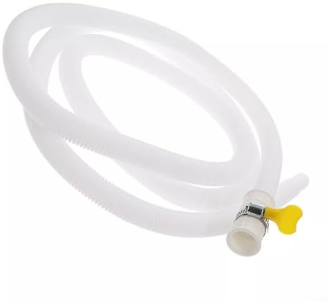 CWOQOCW Ac Drain Hose Connector Replacement, Weatherproof Air Conditioner Portable Water Pipe with Clamps, Efficient Water Prevention