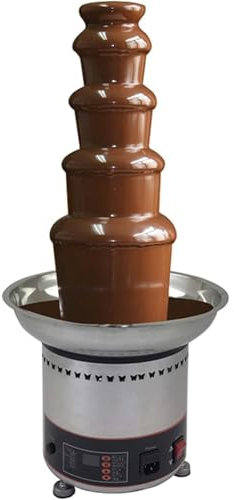 Macchina for fontana di cioccolato commerciale, fontane di cioccolato for feste, matrimoni e feste Macchina for fontana di cioccolato a 4/5/6/7 livelli for sciogliere formaggio, caramelle(5th floor)