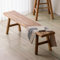 BRCYKRWY Sitzbank Esszimmer Sitzbank Holz Gartenbank Holz Balkon Bank Blumenbank Für Innen Gartenbank Ohne Lehne Küchenbank Wohnzimmerbank Im Landhaus-Stil Schlafzimmer Eingang Sitzbank
