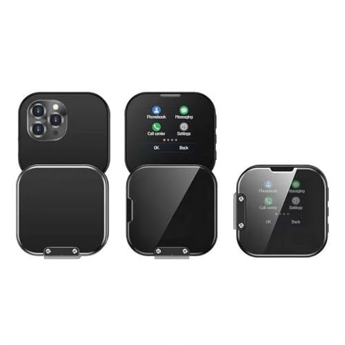 Mini Phone Mini Flip Touch Screen Mobile Phone with Rotating Screen – 1.69” Small Screen, Dual SIM Dual Standby, Pocket-Sized Compact Function Mobile Phone for Kids