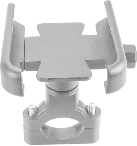 NNJIEUPO Motorrad Handyhalterung Für M1000RR 2021 2022 2023 2024 Motorrad Lenker Spiegel Holde Handy Halter GPS Stand Halterung Zubehör Universal(Silver,Handlebar)