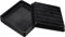 TOYANDONA 3 Series Bandejas Cuadradas De Plástico para Macetas Bandejas para Bonsáis Y Jardinería para Interior Y Exterior 8 Piezas*3