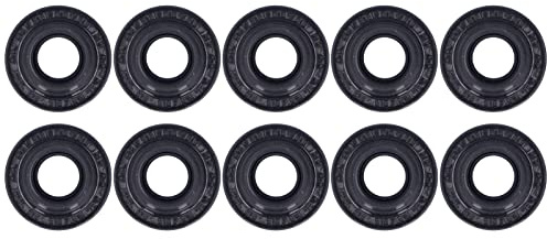 10 Pcs A/C Compressor Shaft Seal Kit, Automotive Air Conditioning Compressor Oil Seal, Resistant Rubber and Metal Seal for Car AC Repair, Direct Replacement for Multiple Vehicle