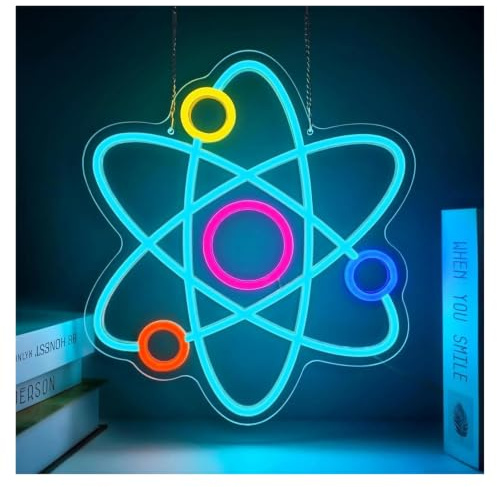 LEMST AtmosphäreHeimdekoration Atom Neonschild Dimmbar