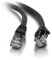 C2G 0,5 m-Cavo di Rete Incrociato Cat 5e (UTP)-Cavo Patch, Colore: Nero Nero 1 m
