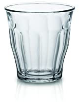 Duralex Picardie Tumbler, Trinkglas, 130ml, Glas gehärtet, transparent, 6 Stück