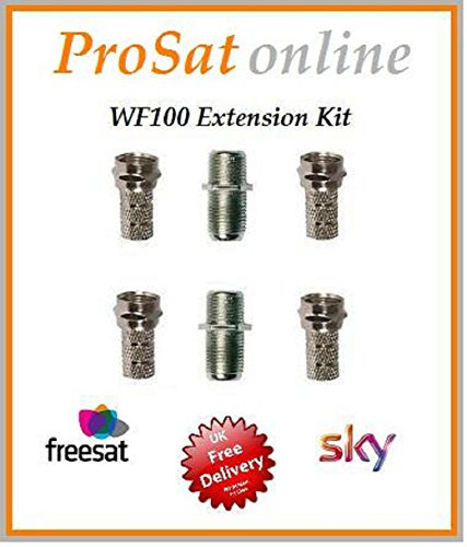Sky Plus HD F Connector/Joiner Repair Kit for Twin Satellite Cable! Repair Kit