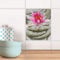 creatisto Fliesensticker für Bad und Küche - Flower Buddha: Fliesen-Aufkleber Folie wiederablösbar - Fliesen verschönern - Fliesenverkleidung für Bad- und Küchenfliesen