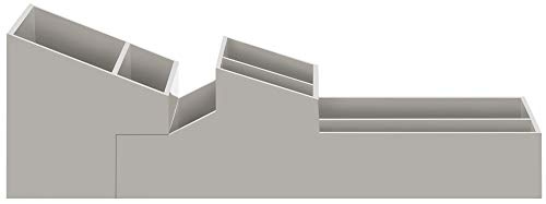 Spirella Skyline Taupe Aufbewahrung 2tlg. Badaccessoire, Plastik, 8,5 x 30,7 cm