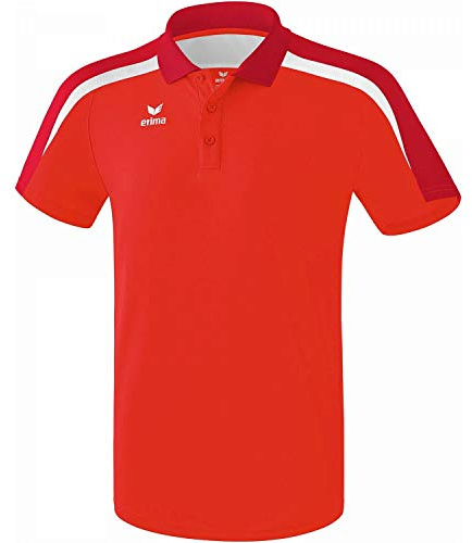 ERIMA Jungen Poloshirt Poloshirt, rot/dunkelrot/weiß, 4XL, 1111821