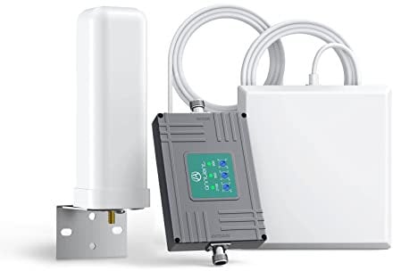 Handy Signalverstärker Triband-Repeater Verstärker Alle Netze LTE GSM 3G 4G 800MHz 900MHz 2100MHz EGSM WCDMA UMTS Verstärker Sprachanruf und Daten für Multi Mobile Netzwerkanbieter