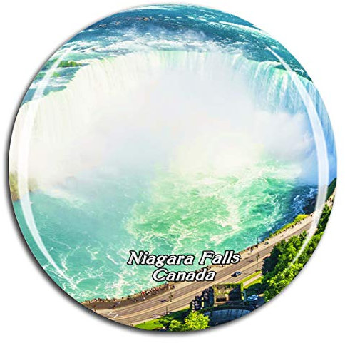 Weekino Kanada Niagara Falls Kühlschrankmagnet 3D Kristallglas Touristische Stadtreise City Souvenir Collection Geschenk Starker Kühlschrank Aufkleber