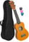 Cascha HH 3964 Soprano Ukulele Amarillo, pequeña guitarra hawaiana para niños y adultos con bolsa, 3 picos y cuerdas Aquila Ukulele