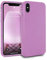 MyGadget TPU Case for iPhone XS Max - [ Camera Protection & Anti Fingerprint ] - Silicone Cover with Soft Touch & Anti Scratch Shell - Matte Pink Lilac