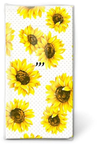 20 Taschentücher Sonnenblume (2 Packung)