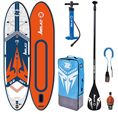 Zray DUAL Deluxe Beistelltisch, Orange/Weiß/Blau, 10'8