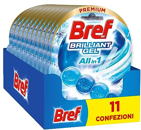 Bref Brilliant WC Forza Artica, 11 pezzi