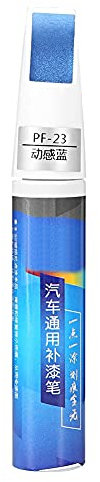 KIMISS Pluma de retoque de pintura azul de coche de 12 ml, resina acrílica y mezcla, pluma de pintura para reparación de arañazos de coche