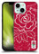 Head Case Designs Officially Licensed England Rugby Union Red Marble Hard Back Case Compatible With Apple iPhone 13 Mini