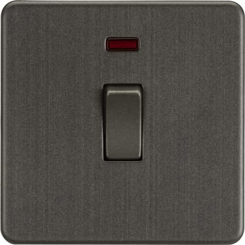 Screwless 20A 1G DP Switch with Neon