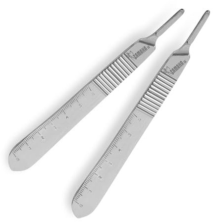 ZAMAHA UK Scalpel Handle No.3 Fits Swann Morton Blades - Surgical,Sign,Craft,Card Making Cutter,Podiatry,Dental