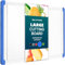 Large Cutting Boards for Kitchen - Dishwasher Safe Non-Slip Cutting Boards with Juice Grooves, Easy Grip Handles - Large and Thick Chopping Board Blue
